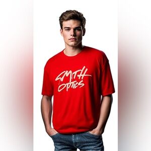 Smith Optics Racing T-shirt Red Men’s Size L